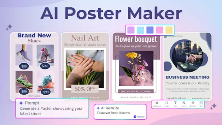 AI Poster Maker android App screenshot 1